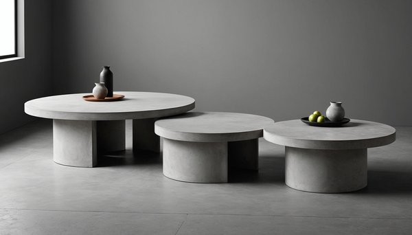 Idées déco avec une table basse en béton pour votre salon